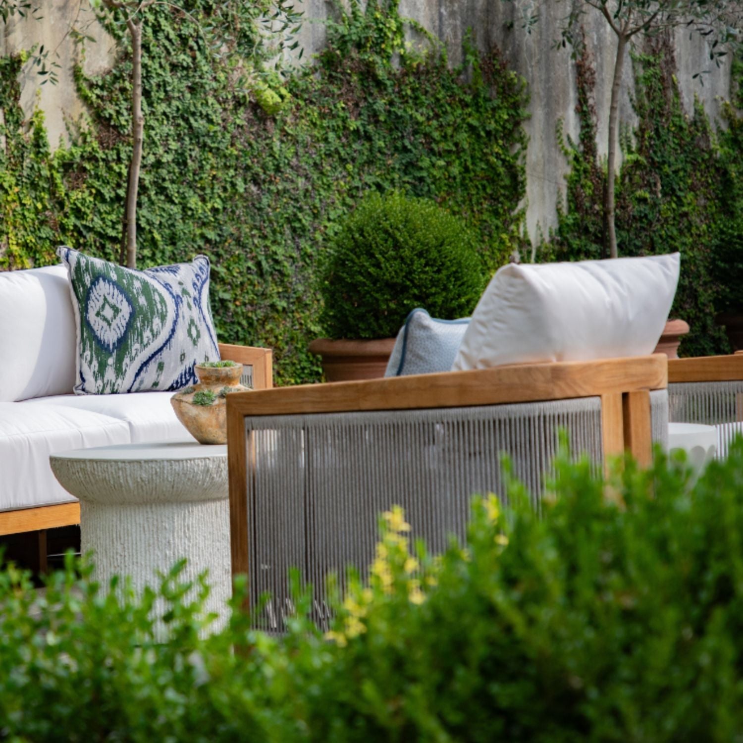 Avalon Collection - Teak with Rope, by Summer Classics