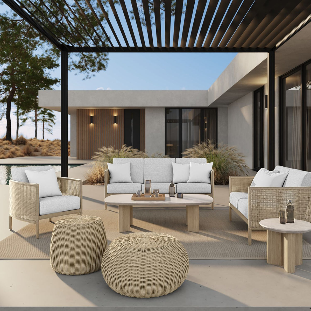 Cloud Poufs by Ebel