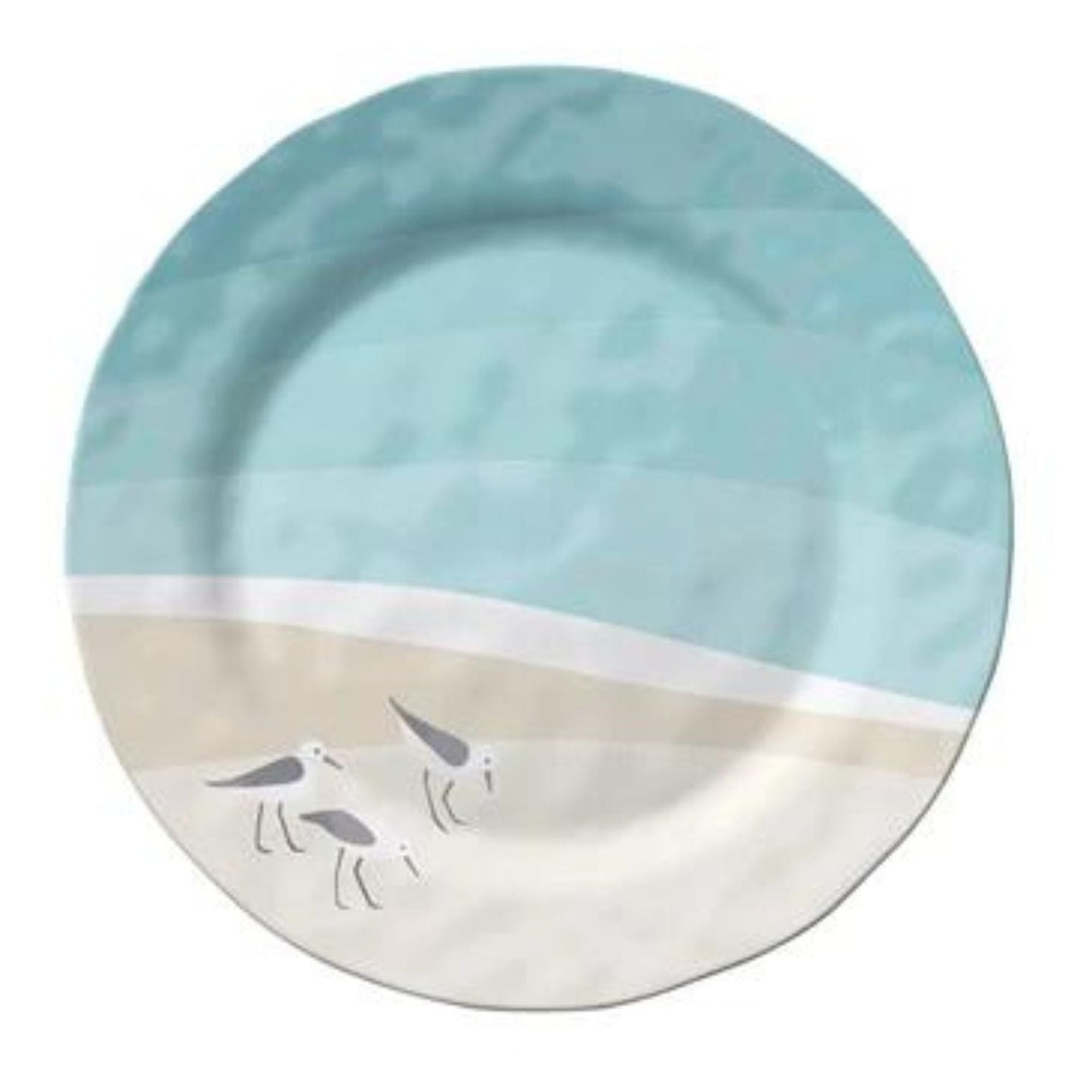 Sandpipers Melamine Outdoor Dinnerware
