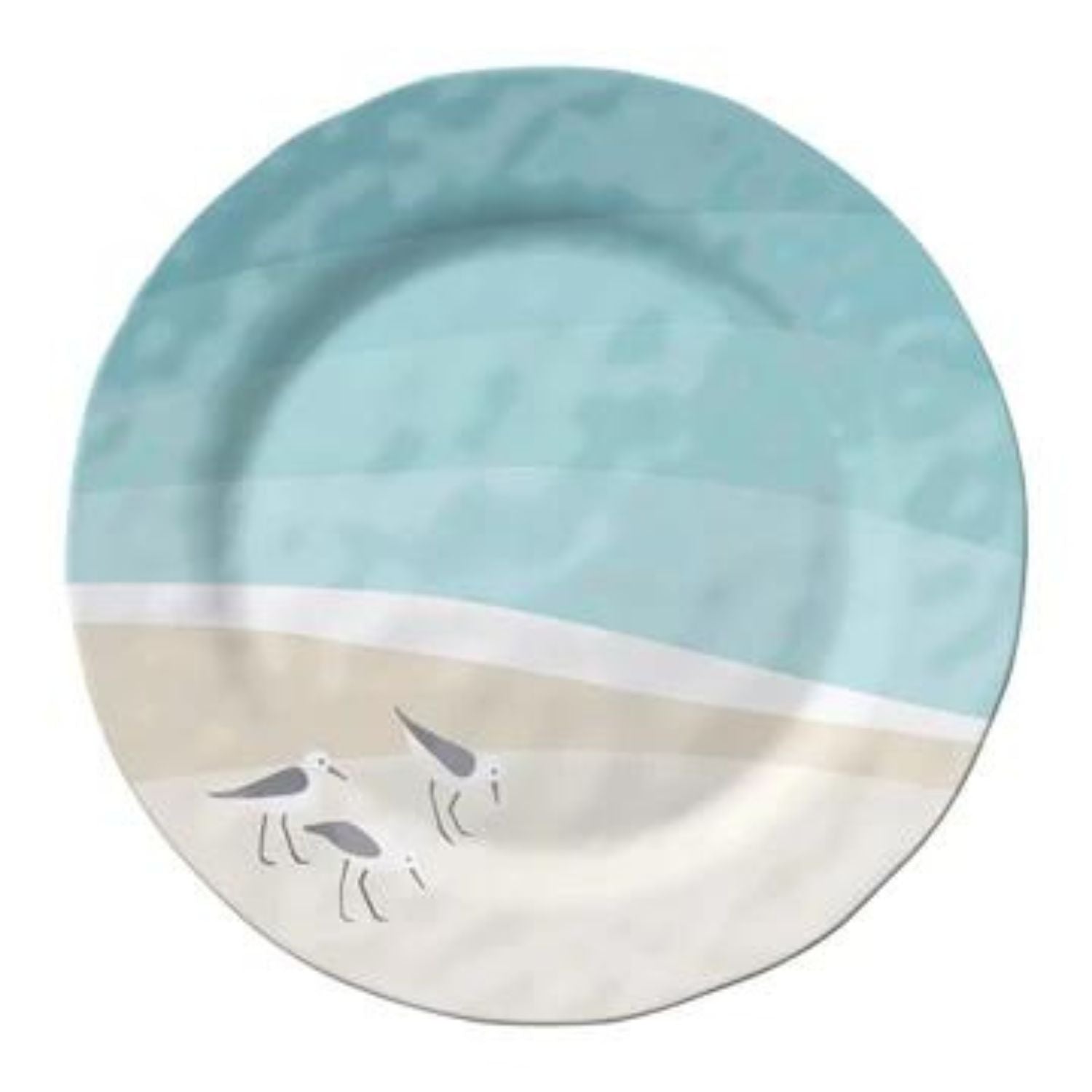Sandpipers Melamine Outdoor Dinnerware