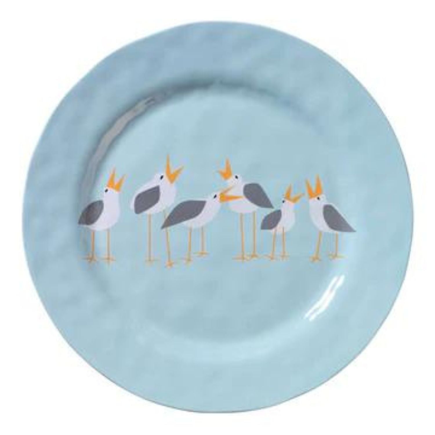 Seagulls Melamine Outdoor Dinnerware
