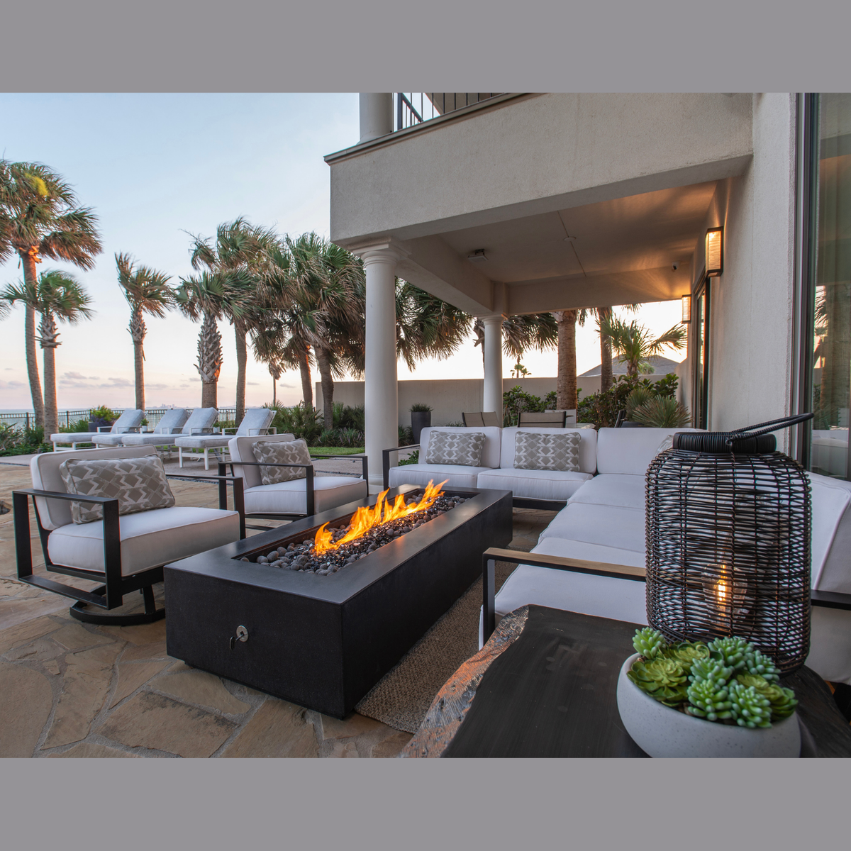 Castelle Park Place Sectional, defines modern luxury, built to withstand coastal conditions
