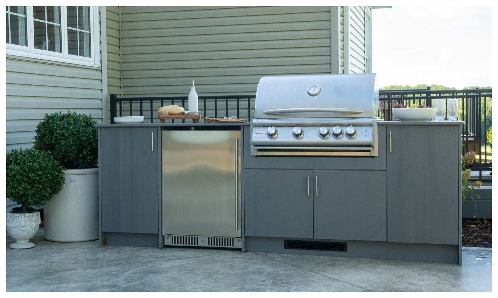 Outdoor Kitchen, HDPE, Marine Grade Polymer, Marine Grade Outdoor Kitchen Appliances, Riviera Outdoor Decor, Brownsville, Texas