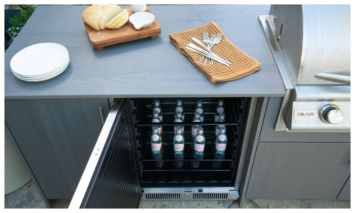 HDPE, Marine Grade Polymer, Outdoor Kitchen, Marine Grade Outdoor Grill and Refrigerator, Riviera Outdoor Décor, Corpus Christi, Texas