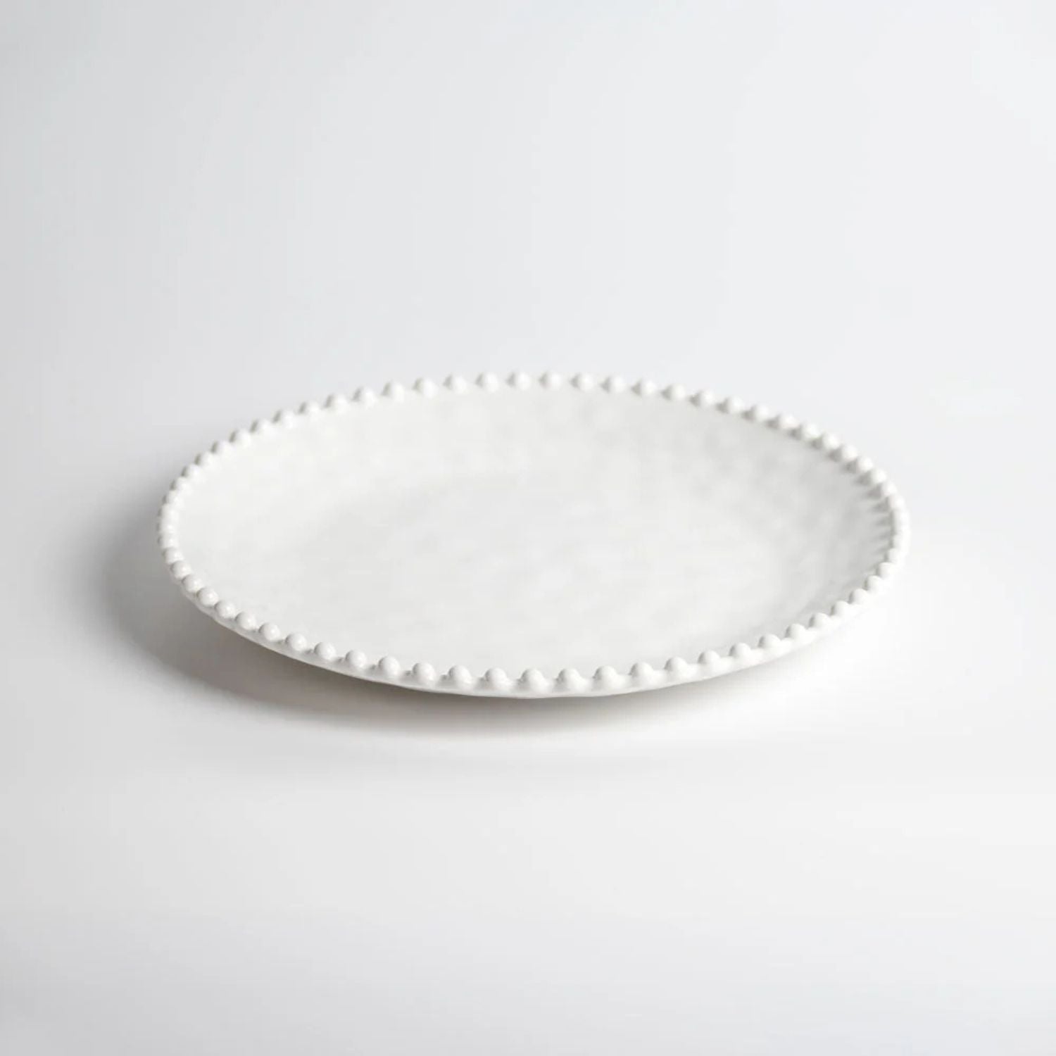 Beaded Pearl Dinner Plate - Set of 6