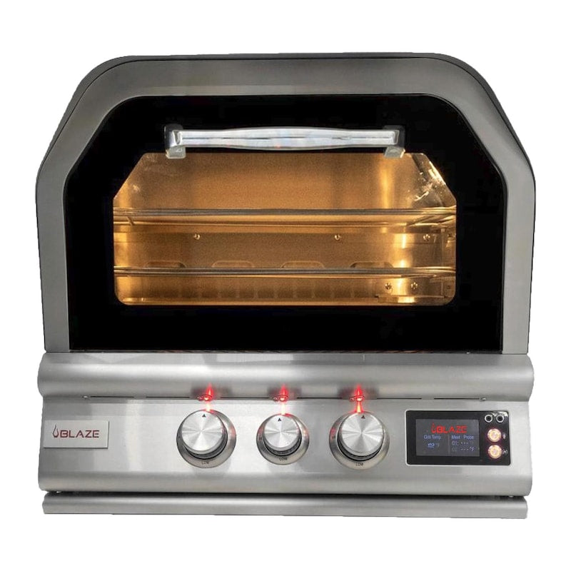 Blaze 26-Inch Built-In Outdoor Pizza Oven W/ Rotisserie, Blaze Lifetime Warranty, 