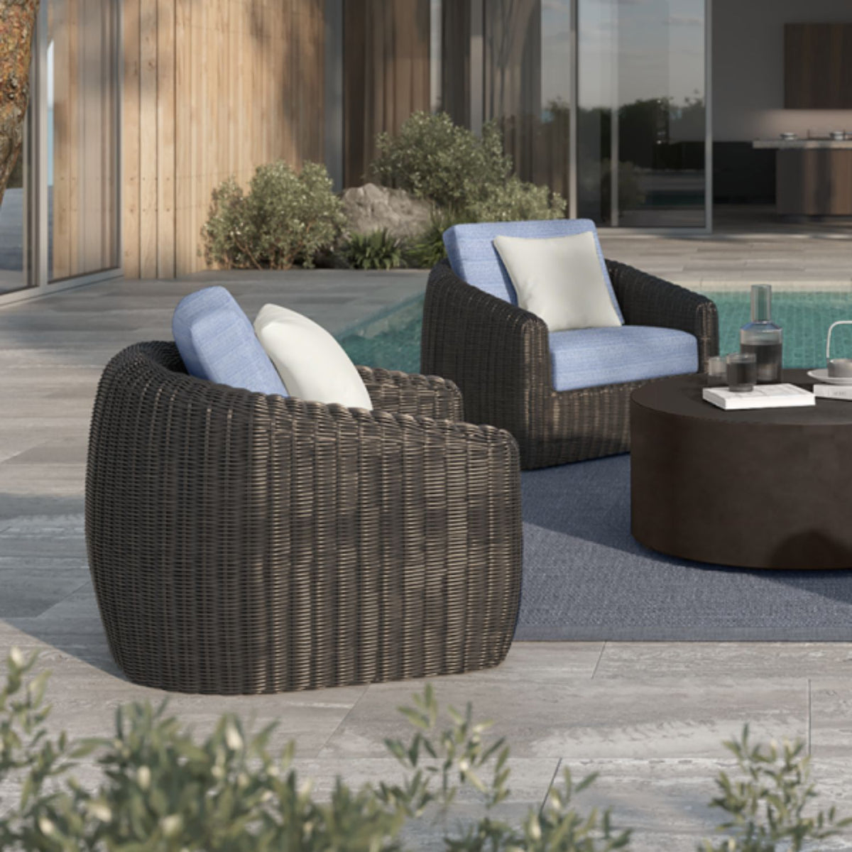 Boulevard Club Chair with 6" cushion
