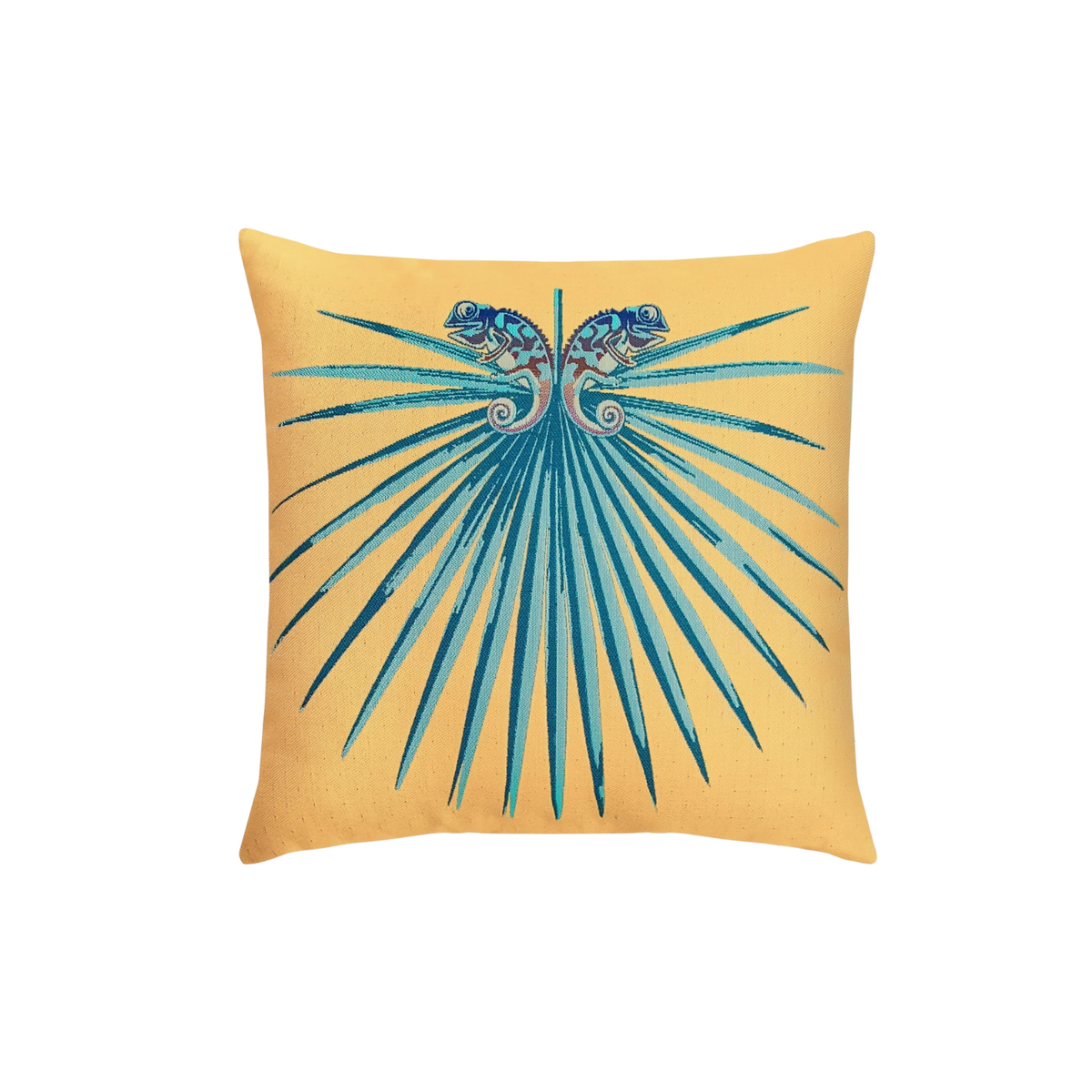 Luxury Outdoor Pillows, Chameleon, Sunbrella fabric, Riviera Outdoor Décor, Corpus Christi