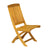 Teak Outdoor Dining Chair, Stackable, folds easily for mobility and storage, Riviera Outdoor Decor, 