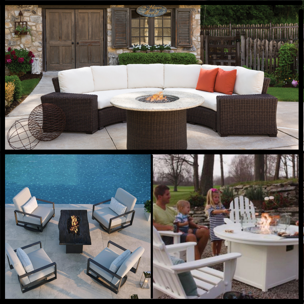 Outdoor fire tables collection, Riviera Outdoor Décor, Kingsville, Texas