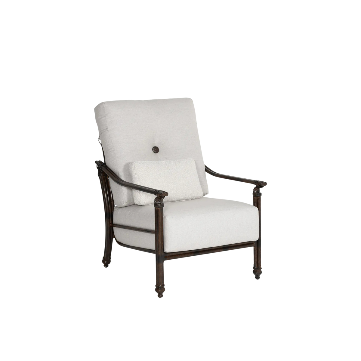 Castelle, Coco, Deep Seating, Lounge, Chair ,Aluminum mimics rattan.. Sunbrella cushion 