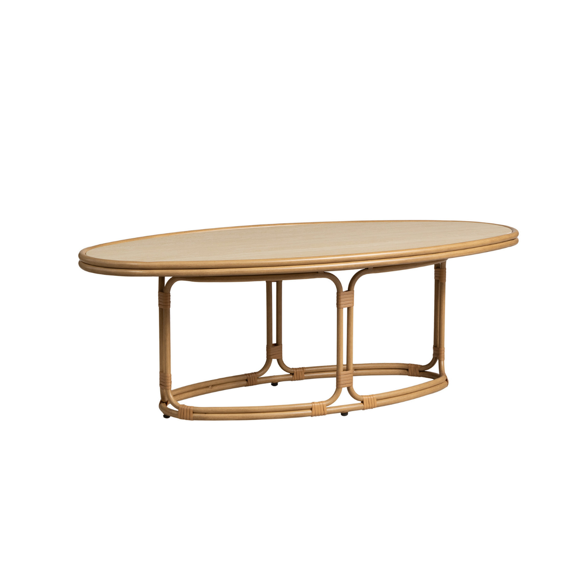 Lloyd Flanders, Riviera, Patio Furniture Set, Cocktail Table aluminum, no rust, rattan finish