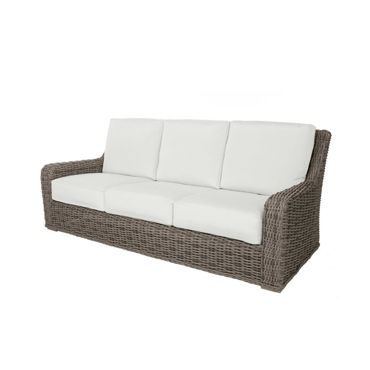 Ebel, Laurent Sofa, made of sustainable wicker, coastal elegance with durability, lux outdoor living