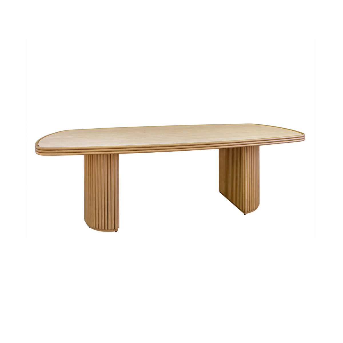 Round Table 48", Riviera, Patio Sets, Lloyd Flanders, aluminum, Camel finish mimics rattan, 