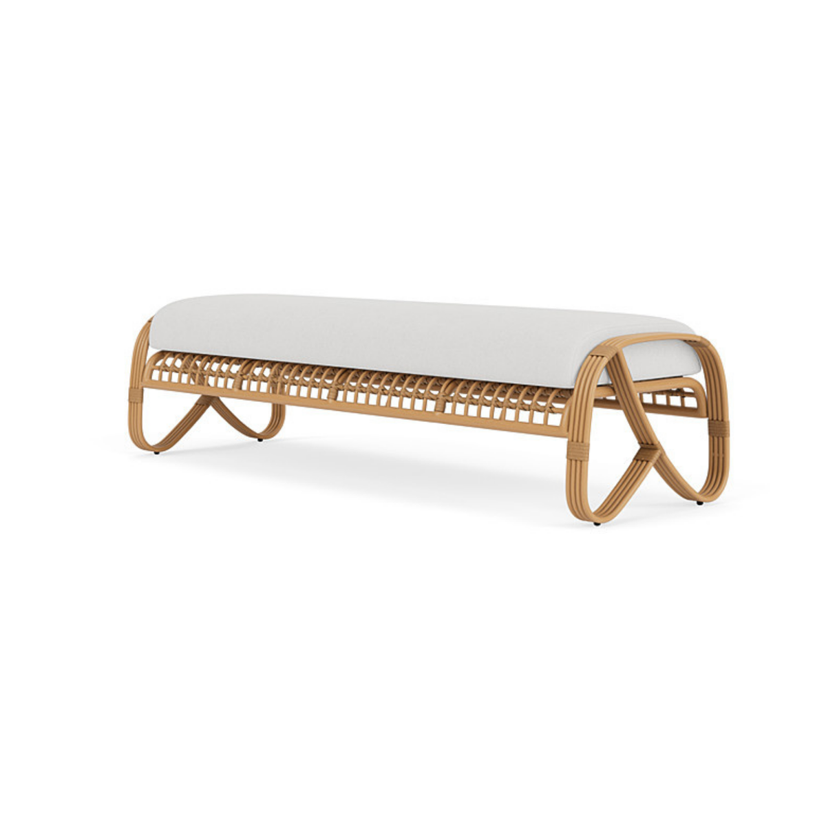 Garden Bench, Riviera, Patio furniture sets by Lloyd Flanders, extra seating or use as an ottoman.  