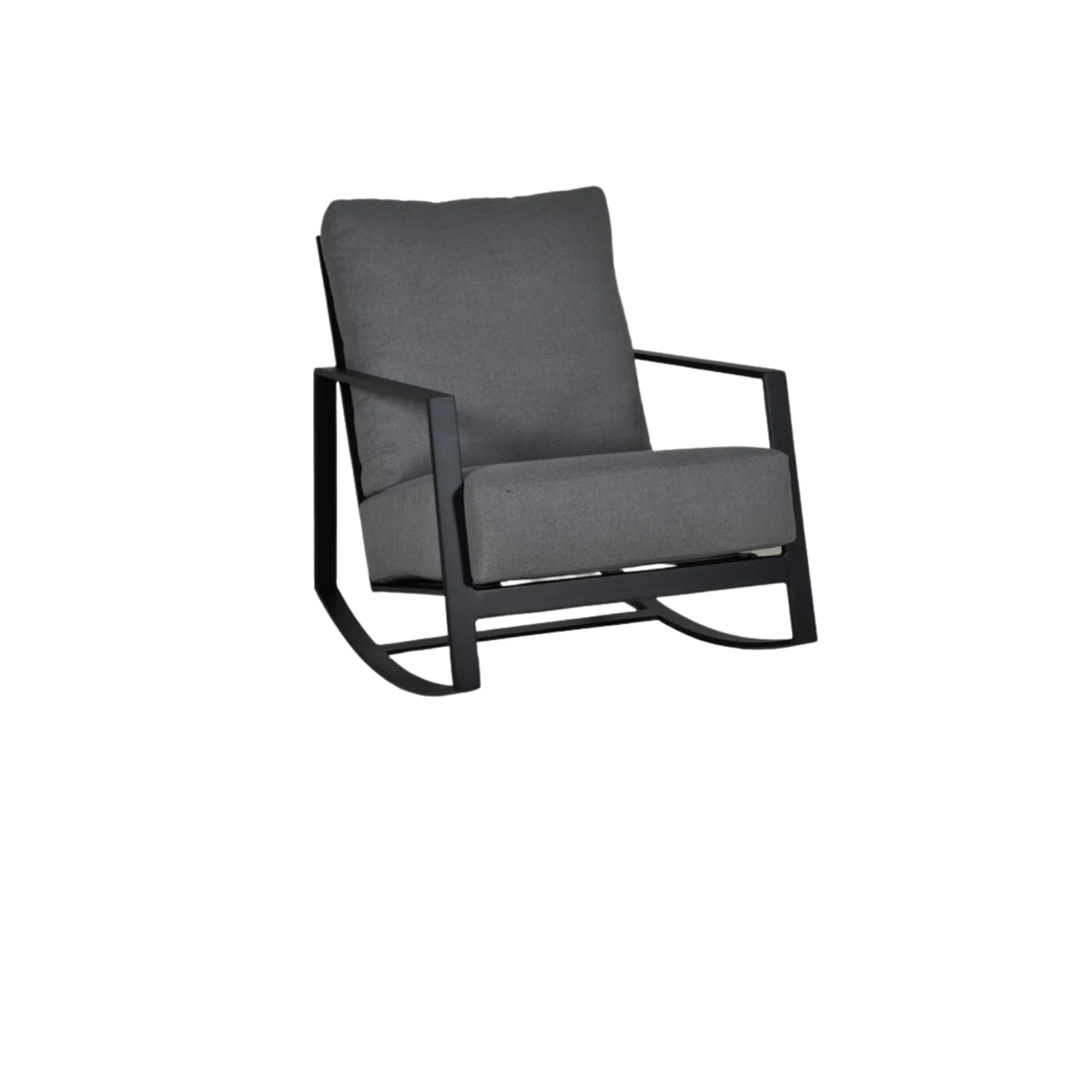 Castelle Prism Deep Seating Aluminum Rocking Outdoor Lounge Chair, withstands coastal salt air