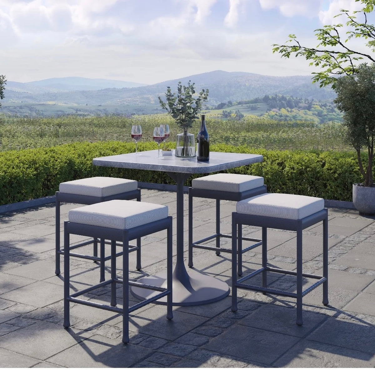 Lodge Cushioned Bar Stool