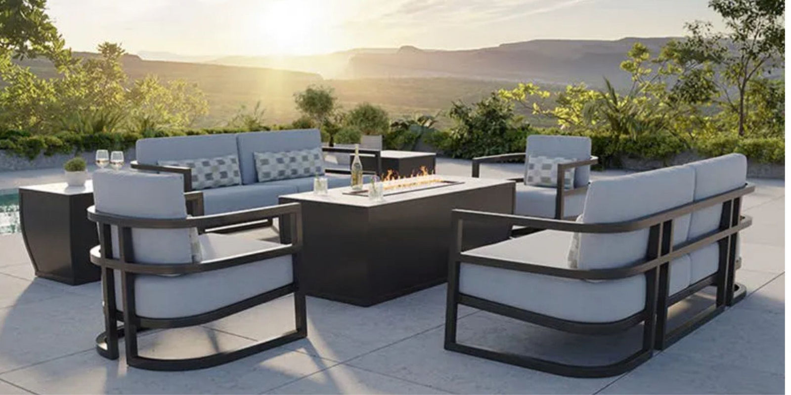 Modern, Contemporary Outdoor Patio furniture, Riviera Outdoor Decor, Corpus Christi, Texas