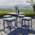 Outdoor Bar Table Square, Contemporary by Castelle. rust proof. Custom finish/table top finishes 