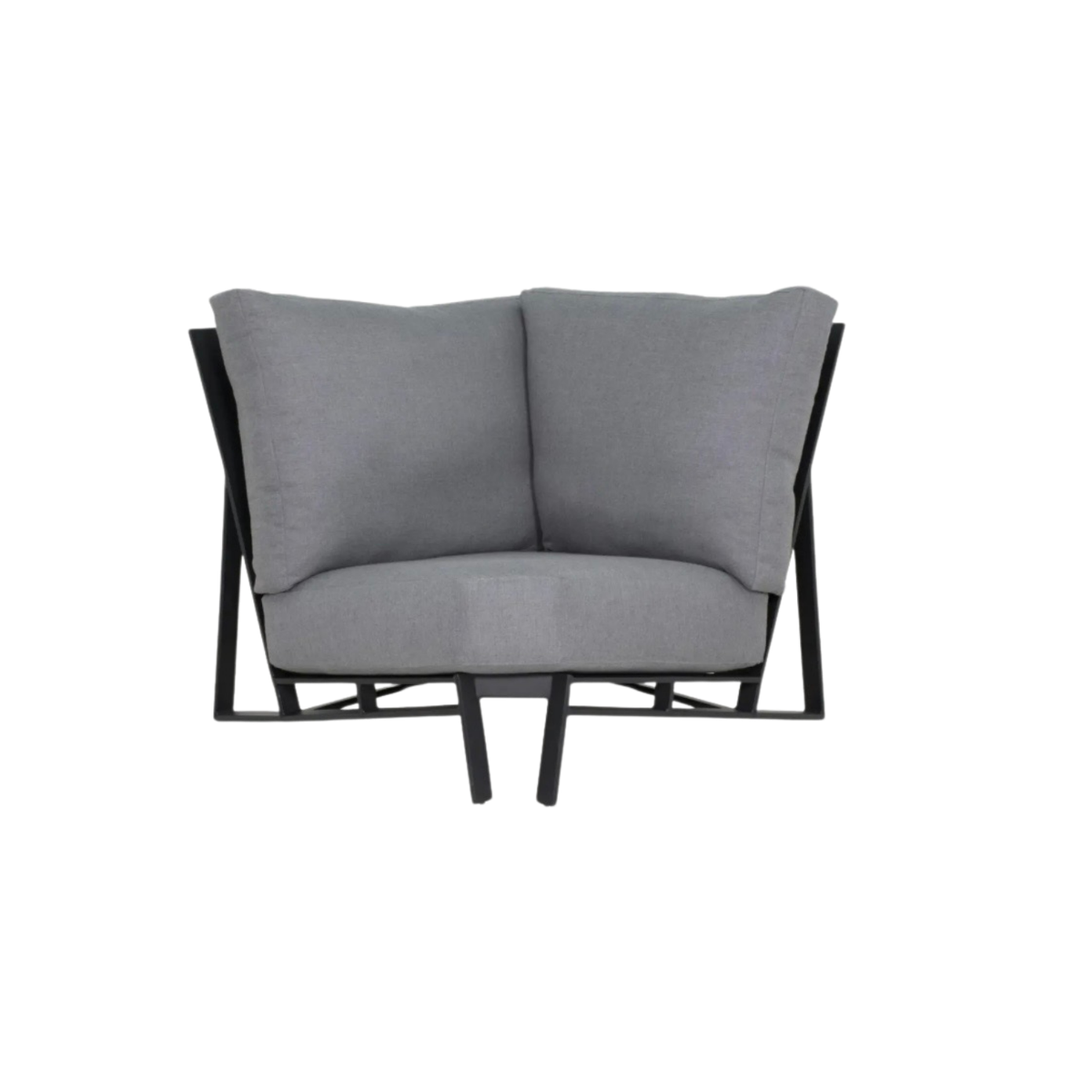 Castelle Prism Sectional Seating Aluminum Corner Outdoor Patio Furniture Set. Rust proof, Modern 
