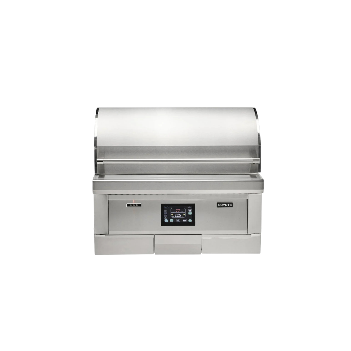 Coyote GEN3 36" Built-In Pellet Gril, Heavy-gauge 304 SS construction, resist salt water corrosion

