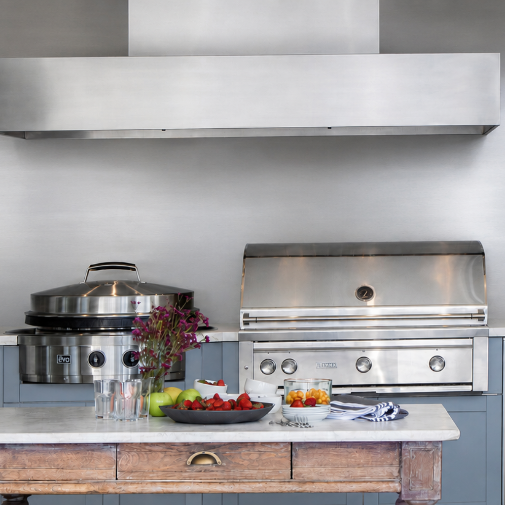 Custom, Marine Grade Outdoor Kitchen, Backsplash, Riviera Outdoor Décor, Corpus Christi, Texas
