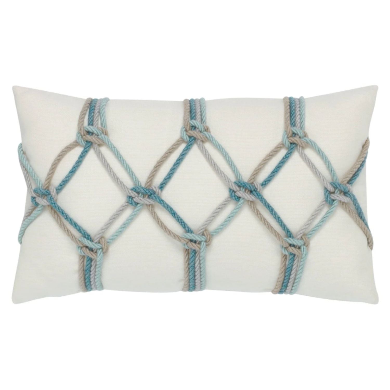 Aqua Rope 12x20,  by Elaine Smith