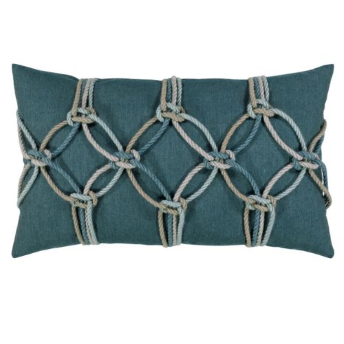 Aqua Rope 12x20,  by Elaine Smith