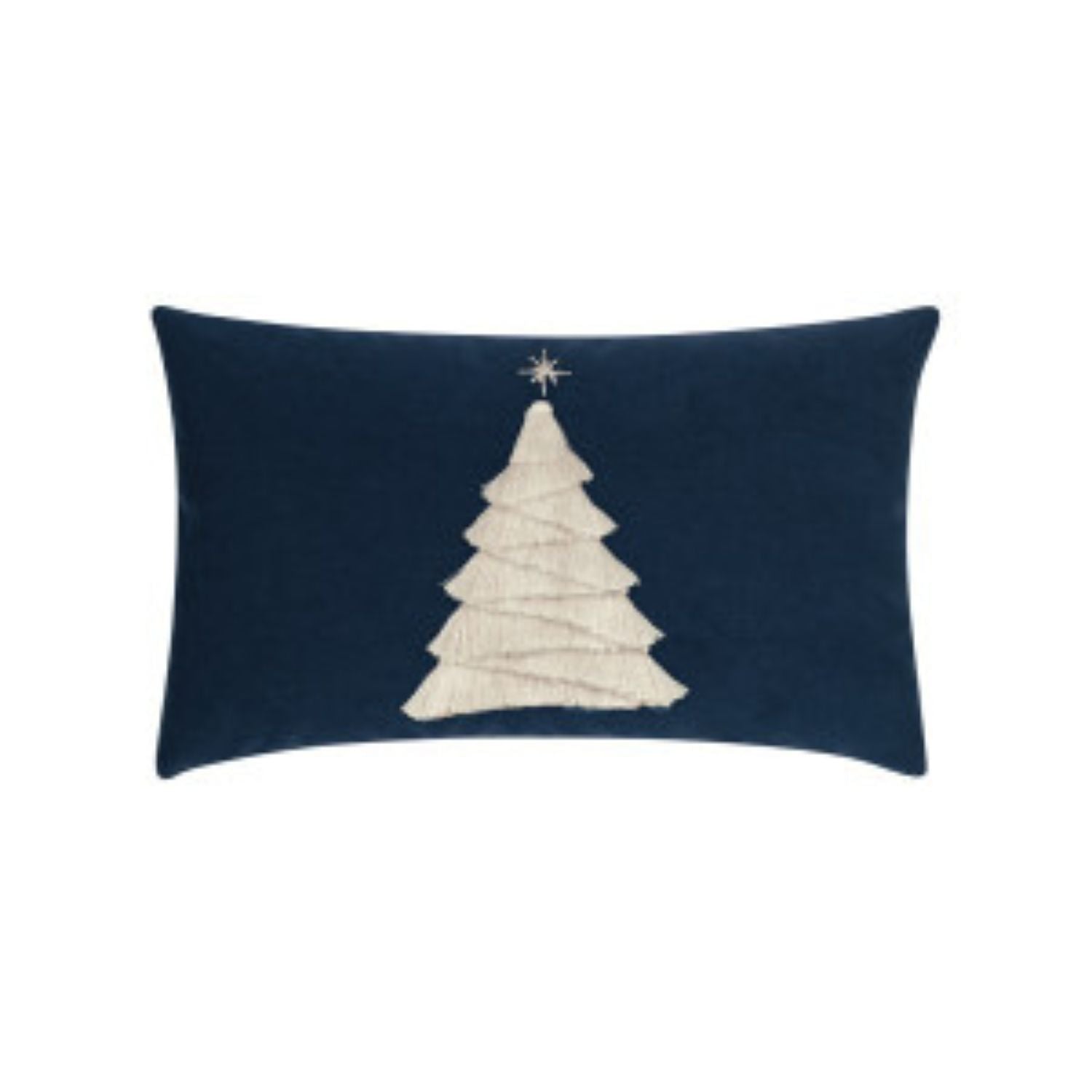 Christmas Outdoor Pillow - Fraser Fir Midnight 12x20