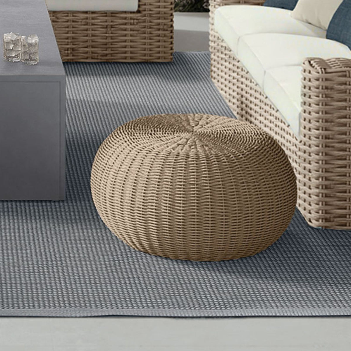 Cloud Large Pouf by Ebel
