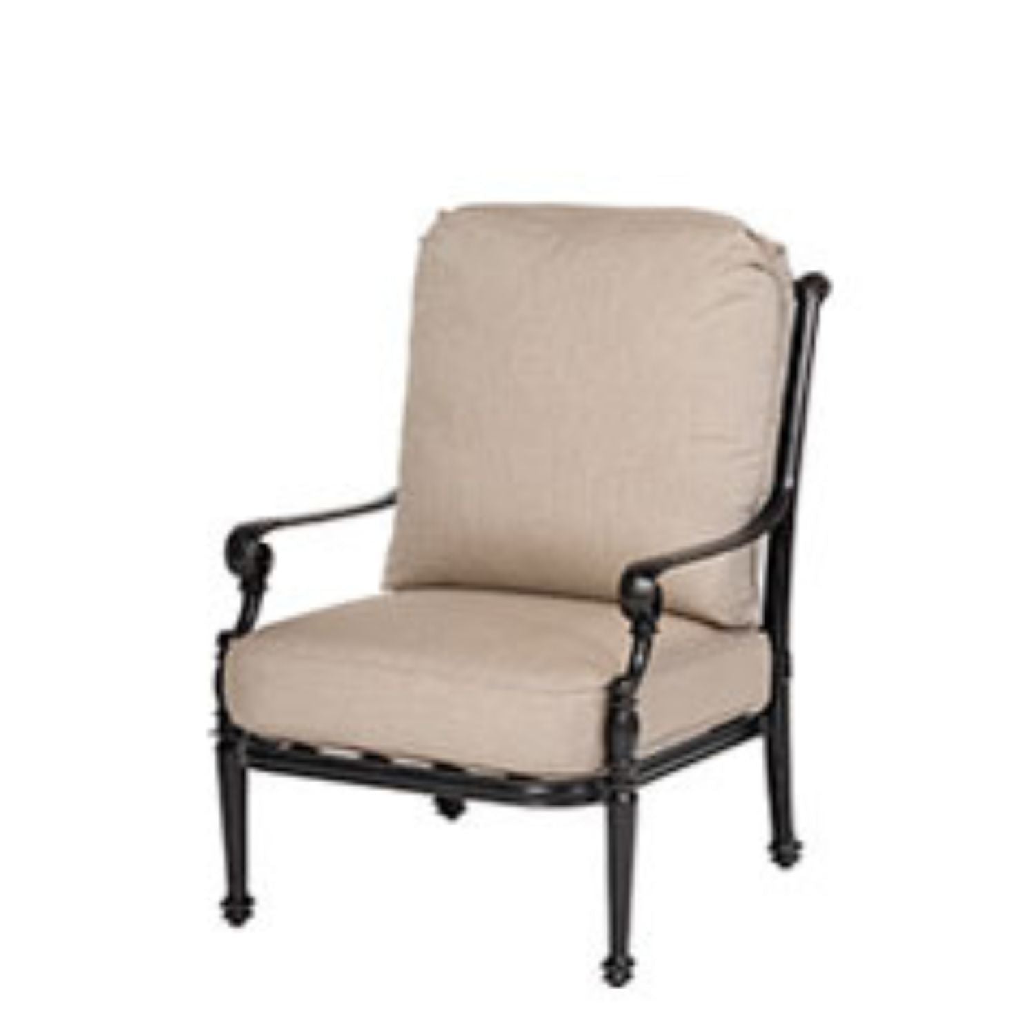 Grand Terrace Cushioned High Back Lounge Chair