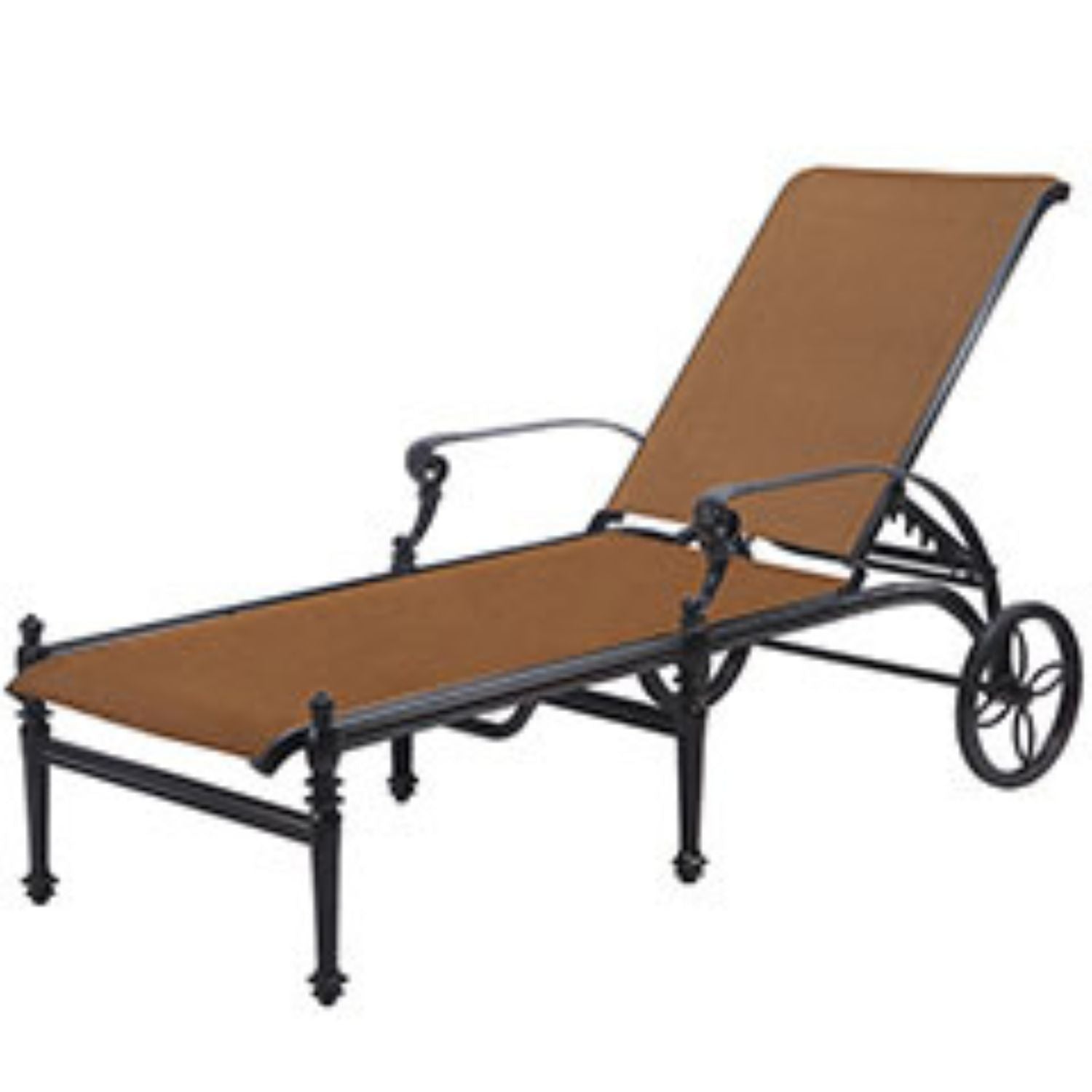 Grand Terrace Padded Sling Chaise Lounge