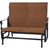 Grand Terrace Padded Sling HB Loveseat Glider