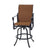 Grand Terrace Padded Sling Swivel Bar Stool