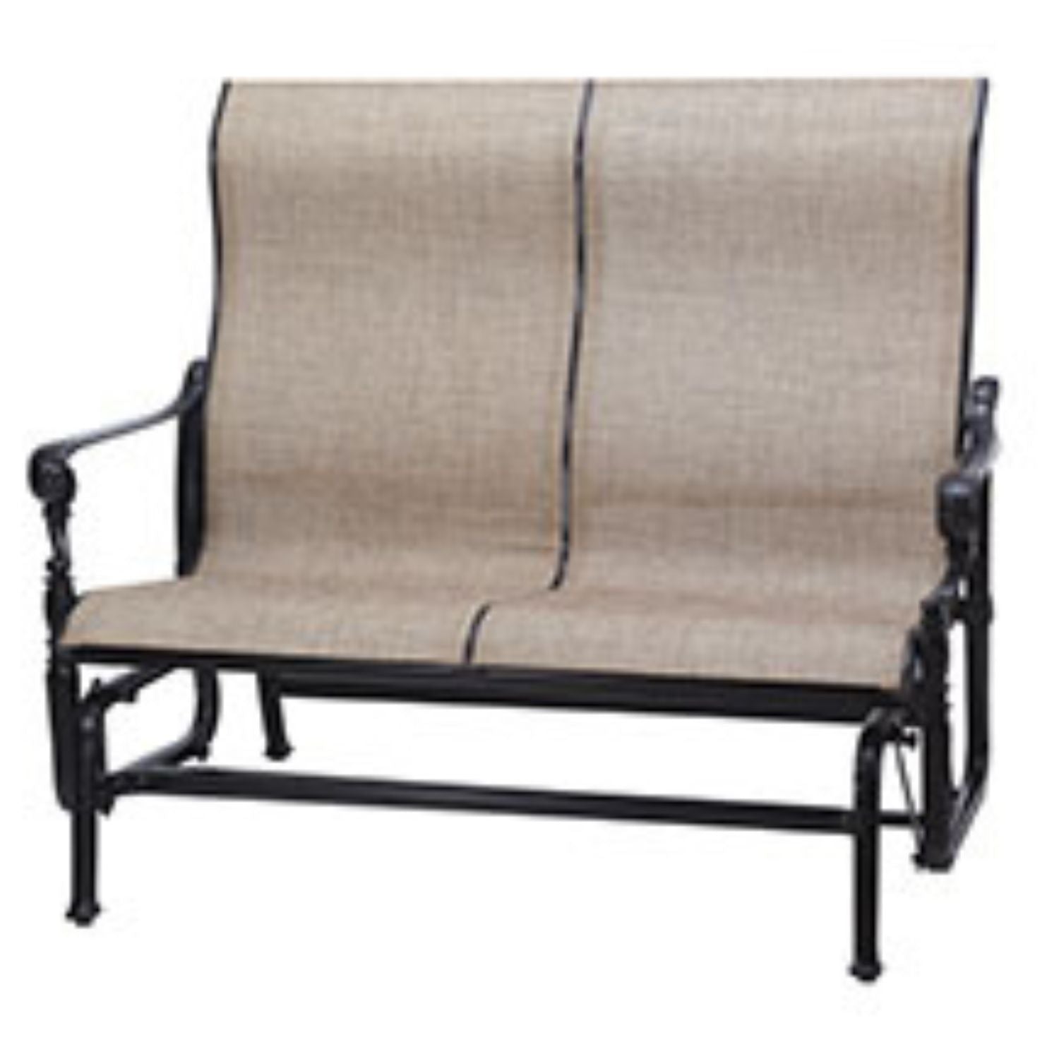 Grand Terrace Sling HB Loveseat Glider