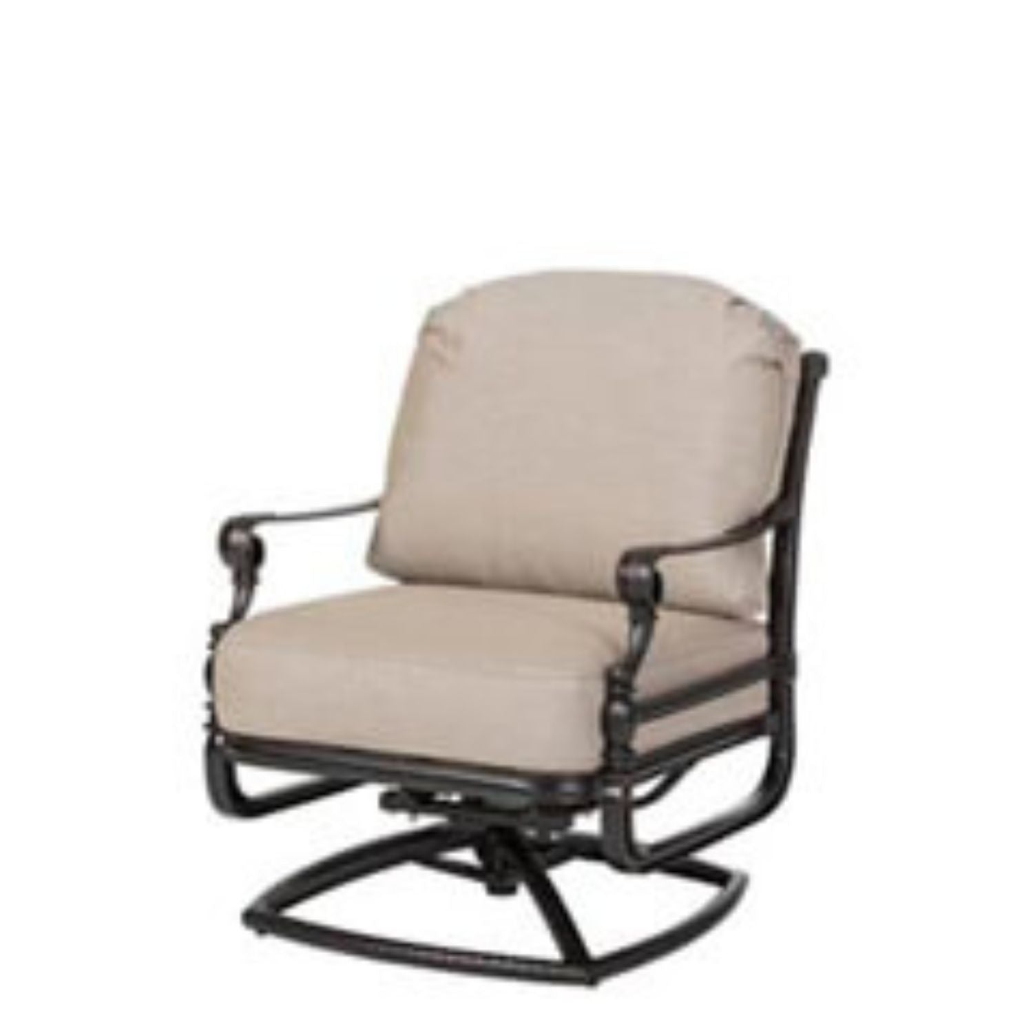 Grand Terrace Cushioned Swivel Rocking Lounge Chair