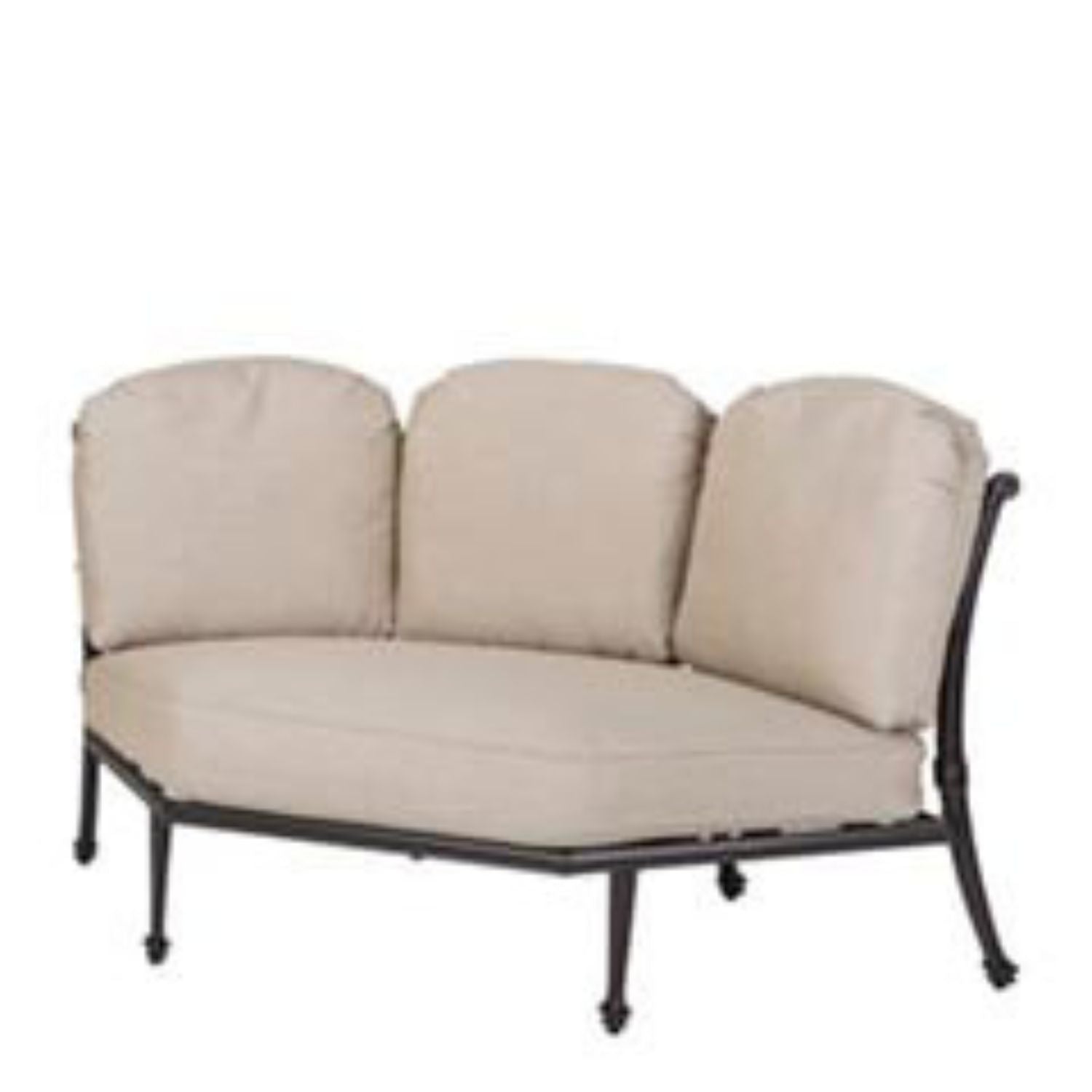 Grand Terrace Cushioned 3-Back Corner Chair