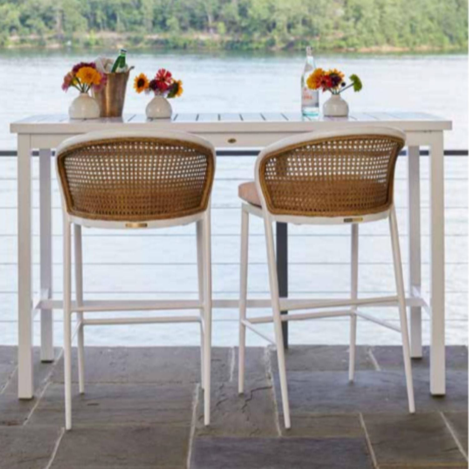 Summer Classics, Havana Collection, Bar Stools, Riviera Outdoor Decor, Galveston, Texas