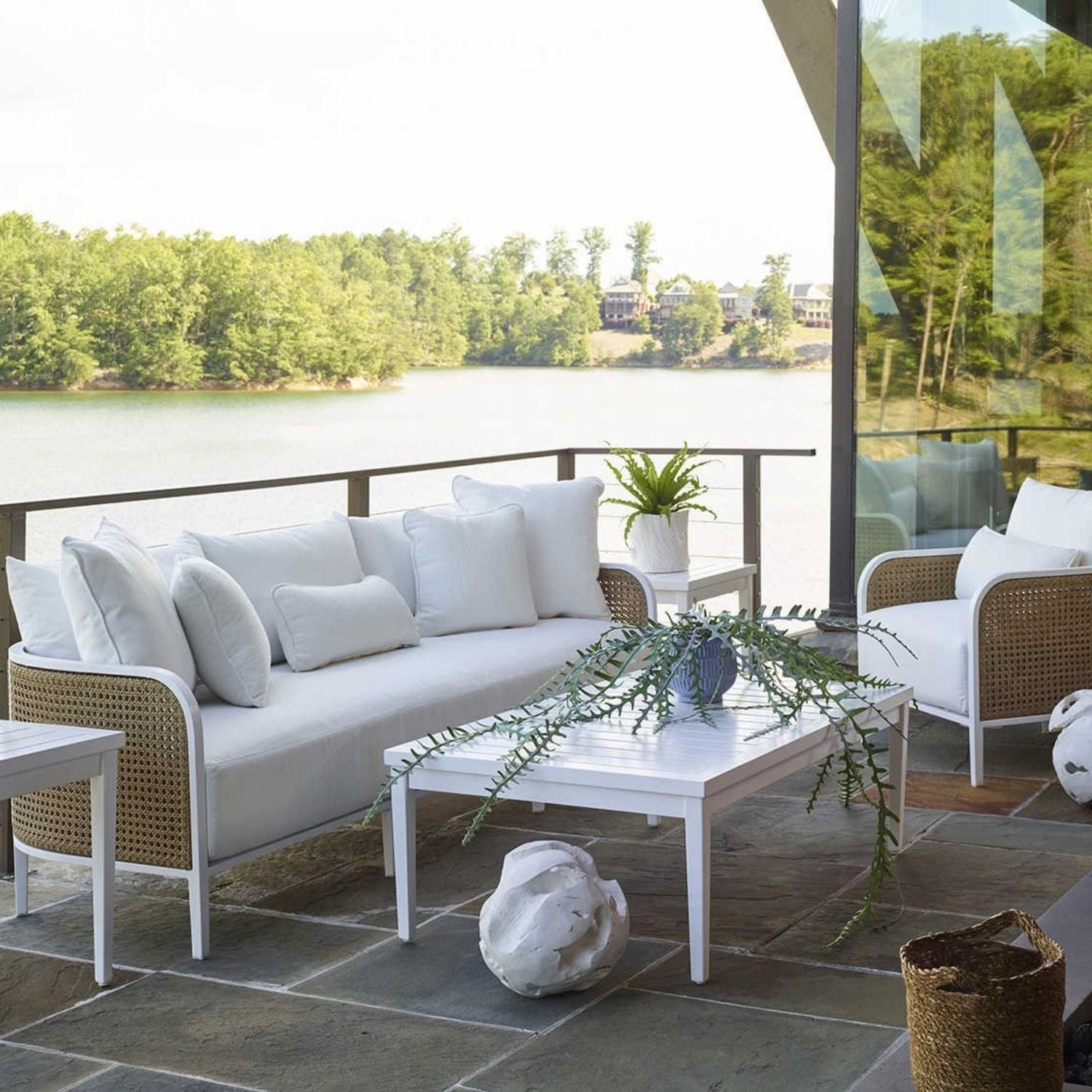 Summer Classics, Havana Collection, white, Riviera Outdoor Decor, Port Aransas, Texas