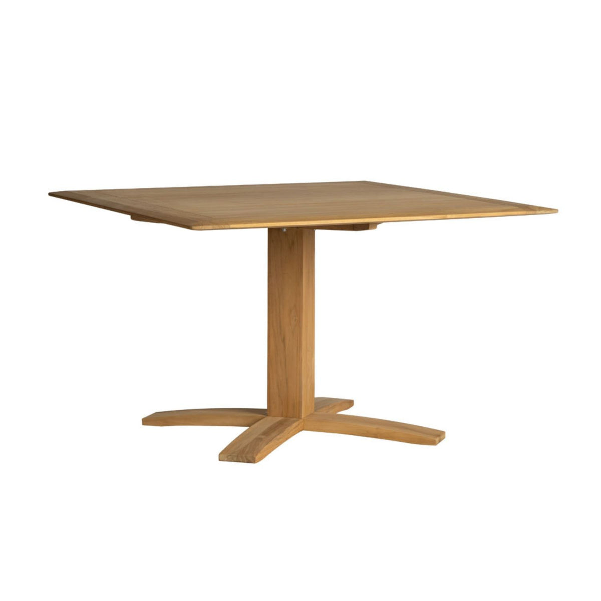 . Lloyd Flanders Alpine Collection Teak 48&quot; Pedestal Dining Table