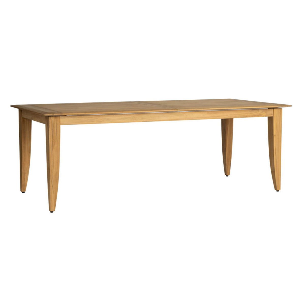 Lloyd Flanders Alpine Teak 86-112&quot; Butterfly Leaf Dining Table