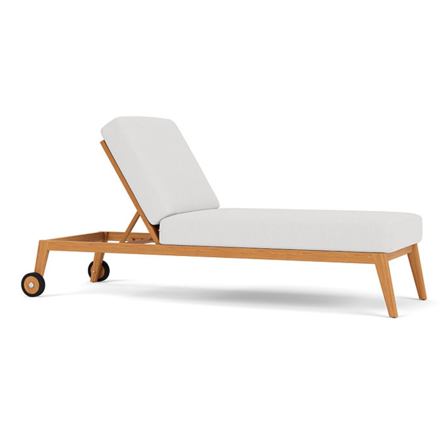  Lloyd Flanders Alpine Collection Teak Chaise Lounge- solid premium teak 