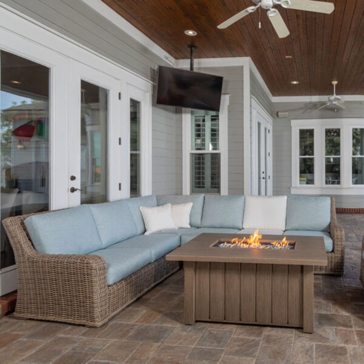 Laurent Chair Section with 6&quot; NON-WELTED cushions