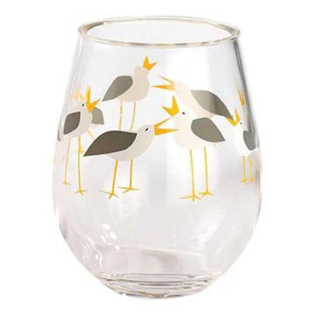 Merritt Seagulls Wine Goblet
