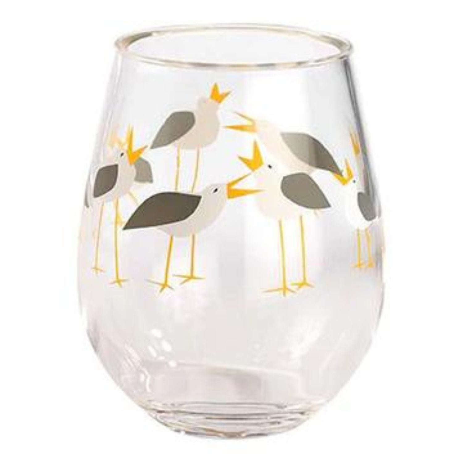 Merritt Seagulls Wine Goblet