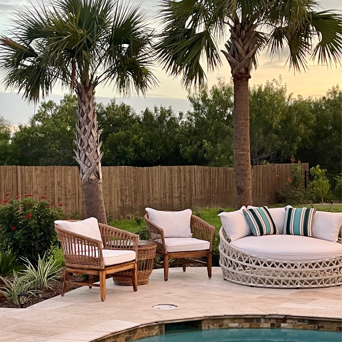 Custom, Replacement, Marine Grade, Outdoor Cushions, Galveston, Texas