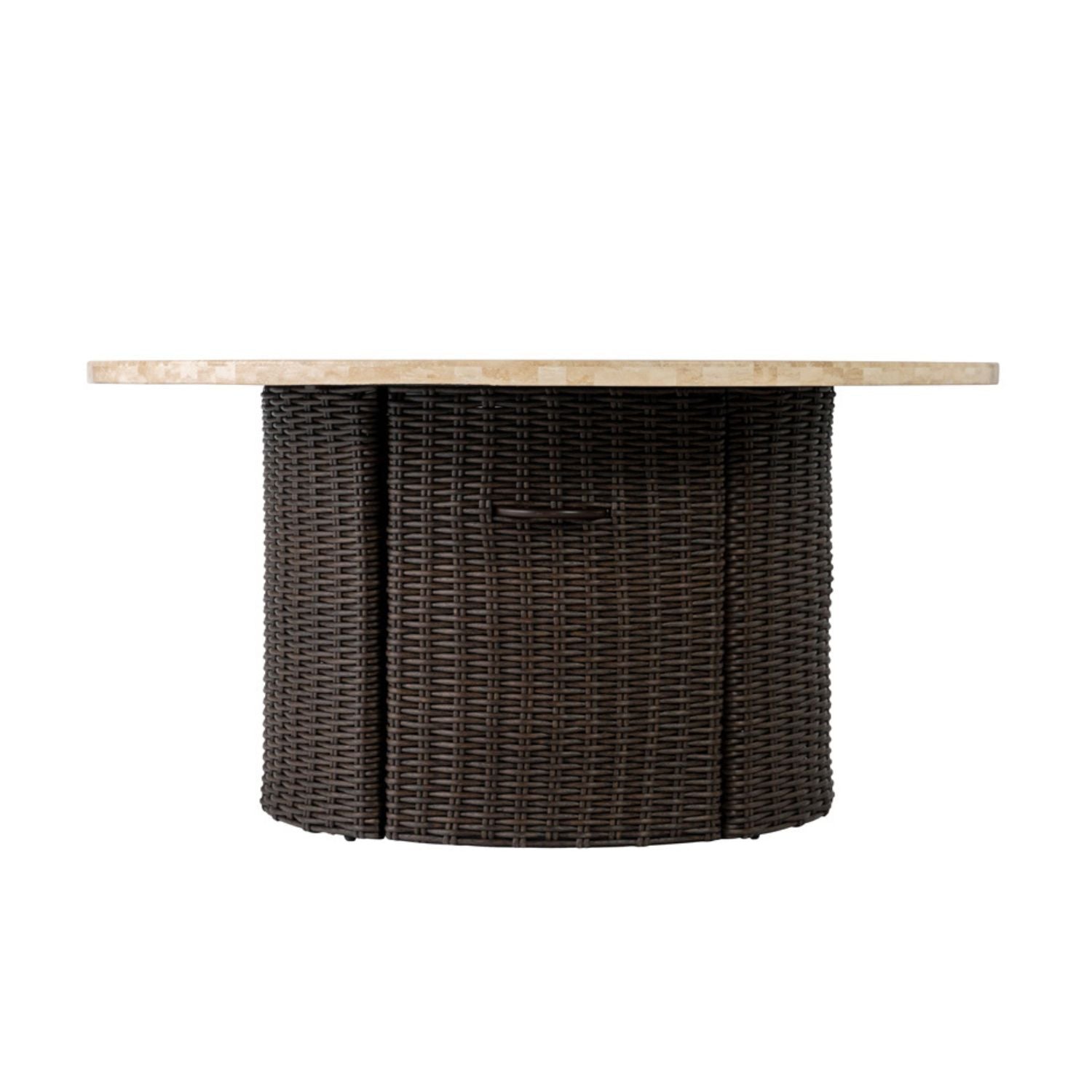 Mesa 48" Round Fire Table with Stone Top