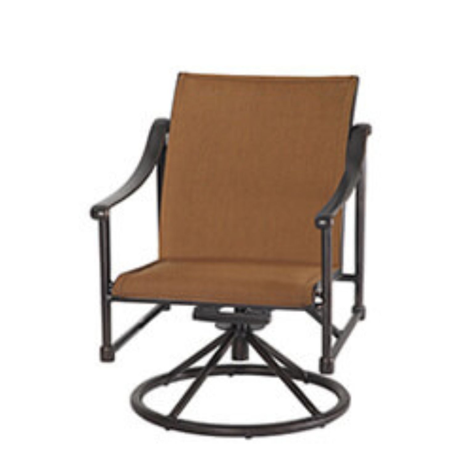 Morro Bay Padded Sling Swivel Rocking Lounge Chair