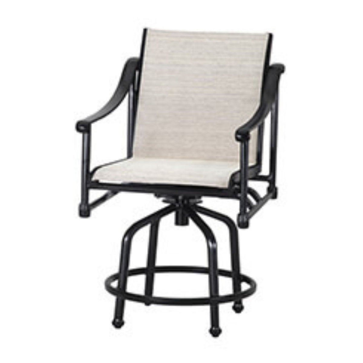 Morro Bay Sling Swivel Balcony Stool