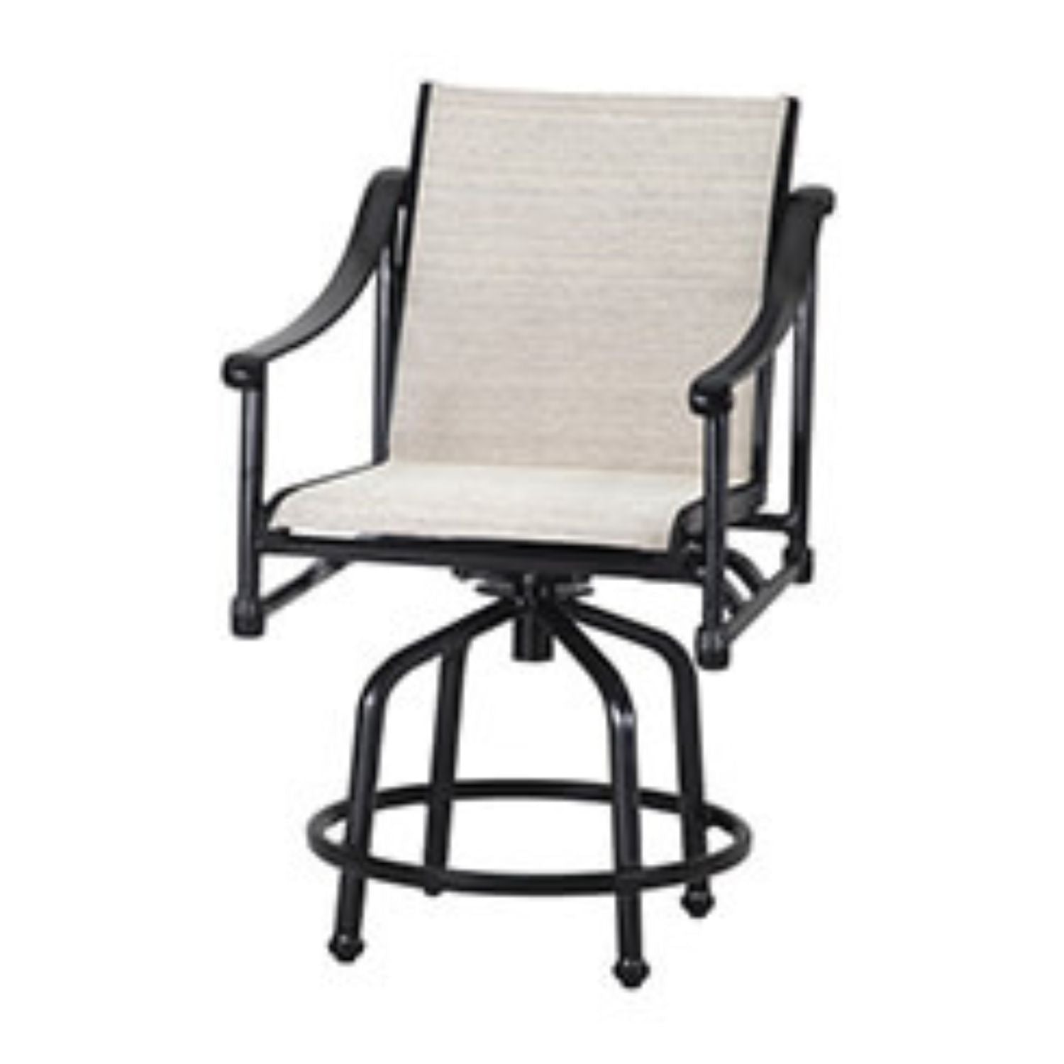 Morro Bay Sling Swivel Balcony Stool